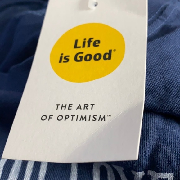 Life Is Good LSleeve TShirt “Brew What You Love” Blue Men’s XLarge NWT - Picture 6 of 9